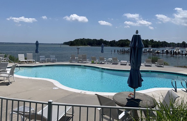 2 bed 2 bath waterfront condo w a pool