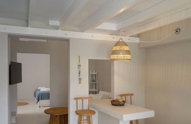 2 bedroom Family Cave Suite, terrace & kitchen, by Elements Suites