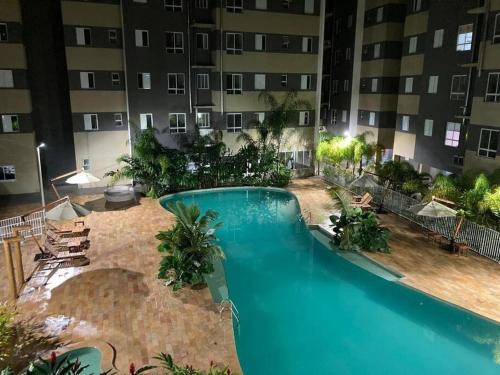 2- Home Resort em Ubatuba SP, Apartamento novo, aconchegante com piscina