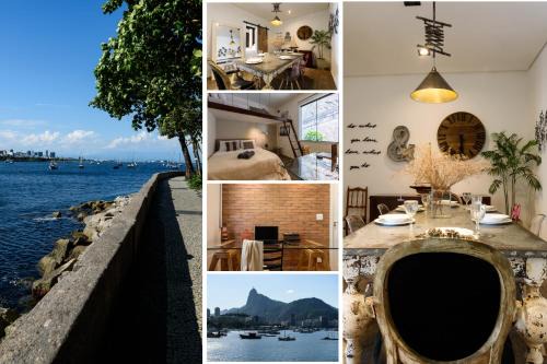 2 Quartos na Urca com Vista para Baia de Guanabara a 700m Pão de Açúcar com Cozinha Completa e Wi-Fi - Bares, Restaurantes e Comércio Local a poucos metros