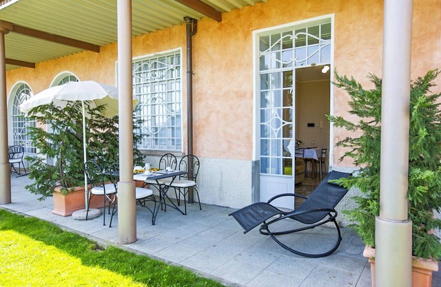 2-room apartment with terrace in an Art Nouveau villa with communal pool