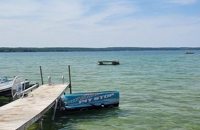 2 story home across from beautiful Portage Lake.