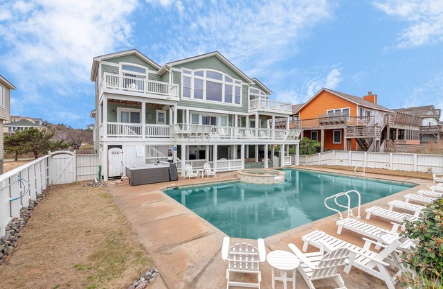 2869 - Seascape, Oceanfront home, private heated pool complete with swim up bar & in-pool seating