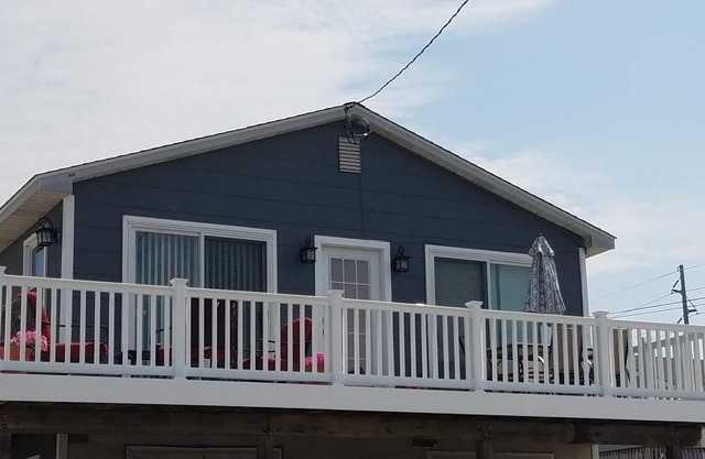 2nd Floor/Spacious deck to enjoy your sunset evenings after the beach, which is only a 3 block walk.