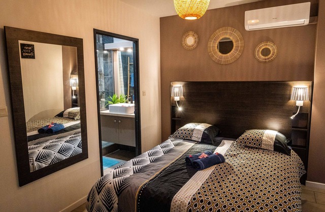 3* apartment with swimming pool in saint pierre center.
