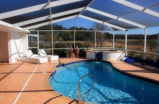 3-bedroom villa with lake view and heated pool