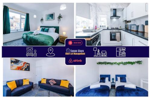 3 BR House By By Eason Stays Short Lets & Serviced Accommodation Sheffield With Pool Table & Free Parking