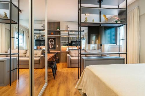 308B Studio LifeSpace, Elegância e Conforto no Batel CWB