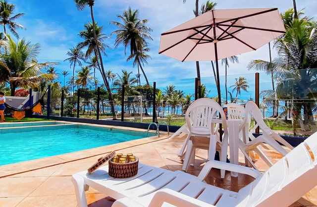 4/4 DUPLEX VILLAGE, SEA FRONT WITH AIR CONDITIONING.
