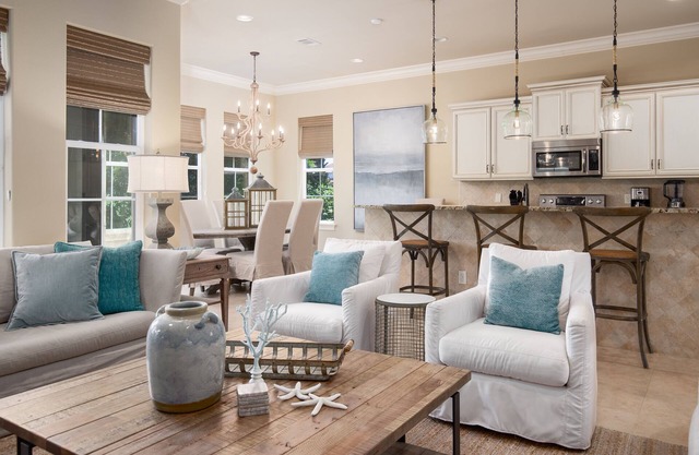 4BR Beach Villa w/2 GOLF CARTS! Near Pool & Wharf. Beach Tram. Covered Patio