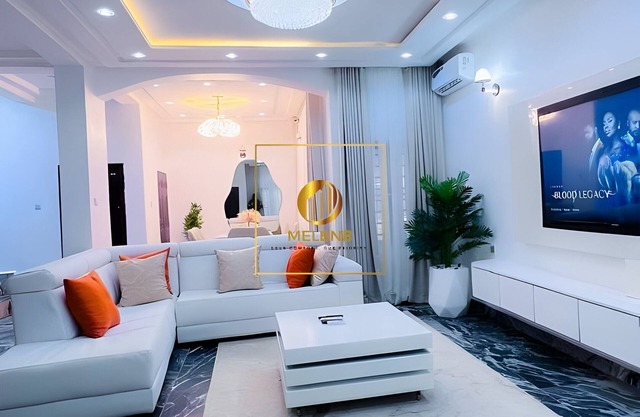5 Bedroom Terrace duplex in Wuye Abuja with a Fitness room