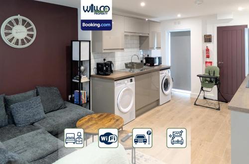 5BR House By WillCo Property Short Lets & Serviced Accommodation Derby With Games, Parking Perfect For Contractors