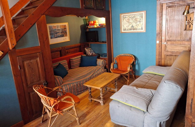 6-person apartment in the heart of the village, 70m2