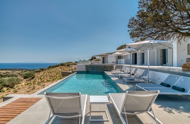 7 Bedroom Sea View Villa with Private Pool in Paros | Lily Rock Villa