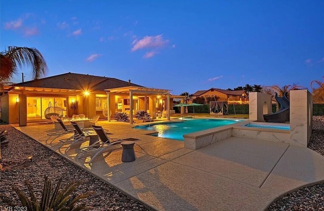 7 minutes from strip. Luxury home at affordable price.