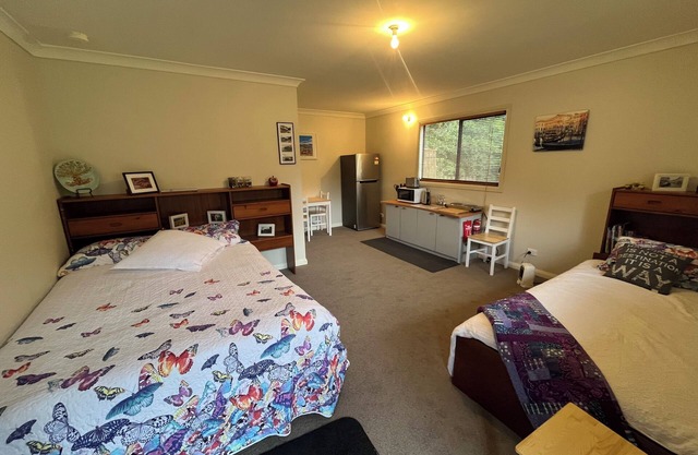 A cosy cabin, a great place to escape, relax and take time out of the busyness.