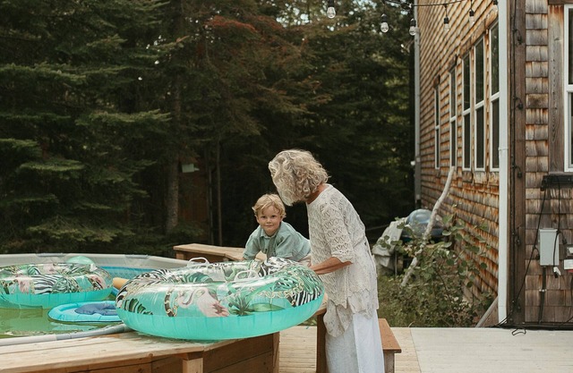 A family cottage, in the woods.
