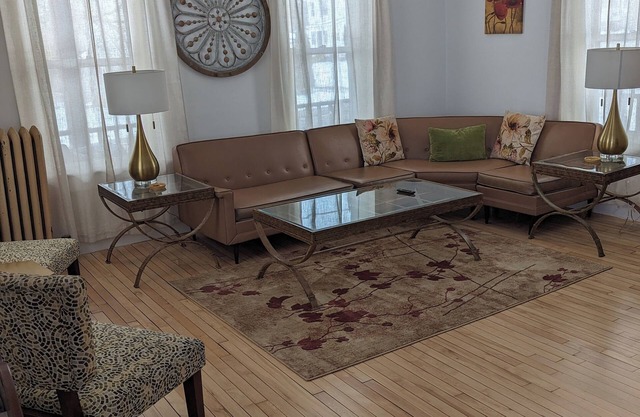 A First floor 2-bedroom apartment in North Adams. Plenty of off-street parking.