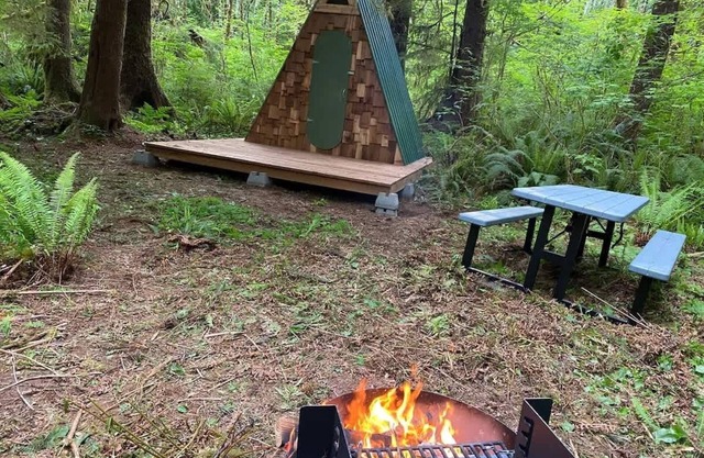 A-Frame #17 Shelter near Olympic National Park
