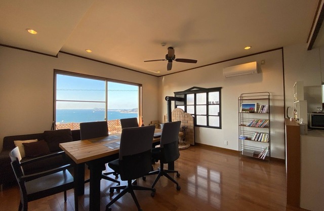 A house with a night view and a healing wood stove - HH/Kitakyushu Fukuoka