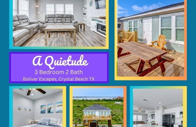 A Quietude - a 3 bedroom 2 bath home that sleeps 7