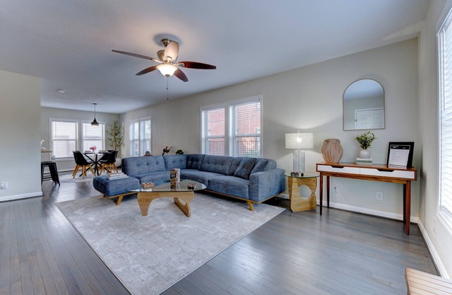 A Serene 3-bedroom home with private fence and gate in vibrant Houston