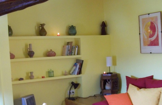 A small room with kitchen and bathroom