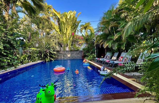 A tropical garden Villa near Angkor Wat Temples