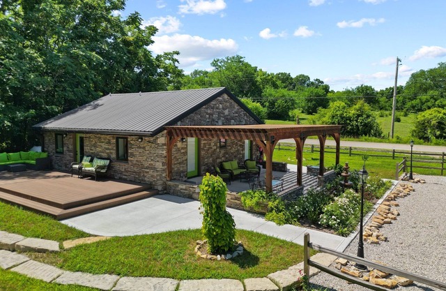A Whimsical Stone Cottage