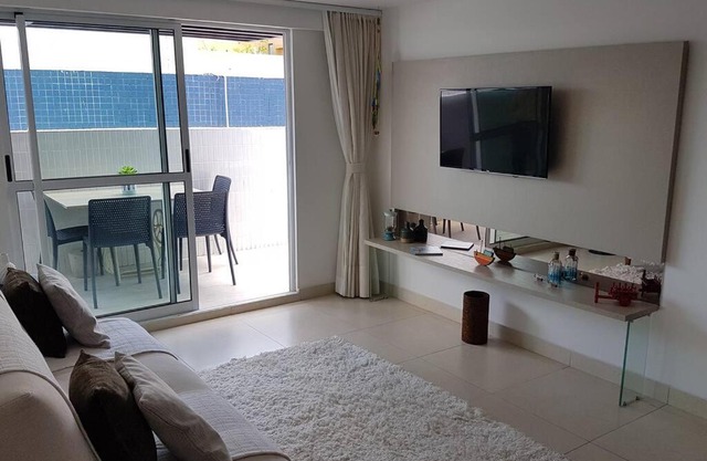 Aconchegante Apartamento Beira-Mar (Ampla Varanda)