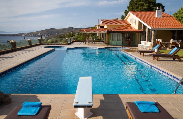 Aelia Villa, with Magnificent View and Huge Private Pool.