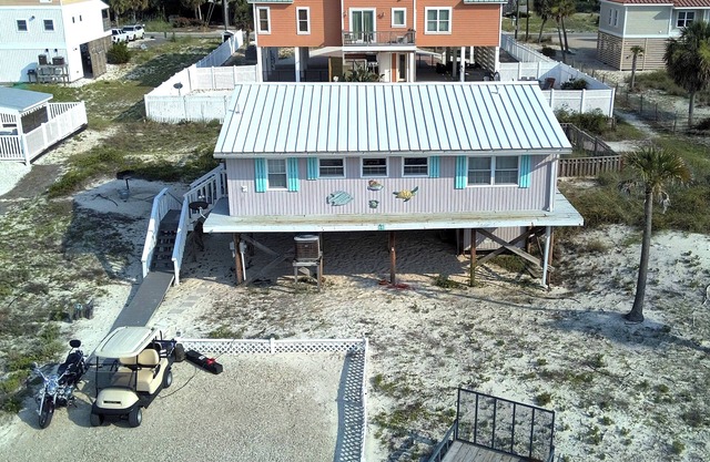 Affordable 2 bed, 1.5 bath Beach view home. Pet friendly, fenced back yard.