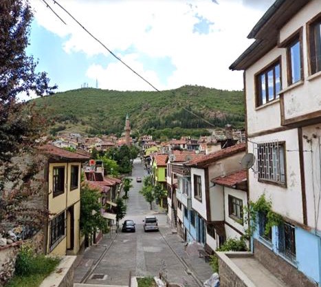 Afyon kalesi eteklerinde bir yer
