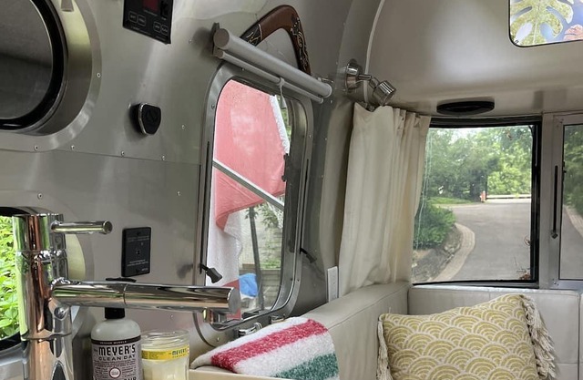 Airstream in a private estate