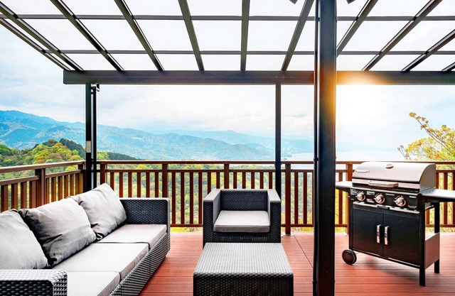 All rooms have ocean views A rental villa with a hot spring and a terrace with a spectacular view/Atami Shizuoka