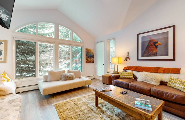 All-season condo near ski lifts & golf course with fireplace, pool, & hot tub