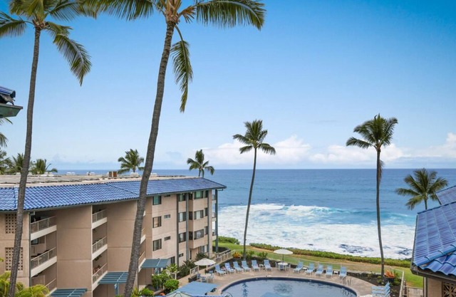 Aloha Condos, Kona Reef, Condo F-26, Ocean View, AC