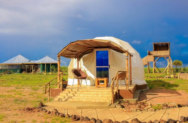 Amanya 1-bed Leopard Family With Mt Kilimanjaro vi - Campsite