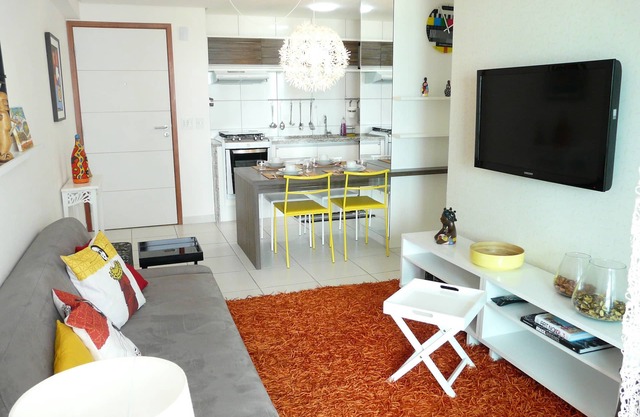 Amazing apt on the seafront of Boa Viagem with rooftop pool and sea view
