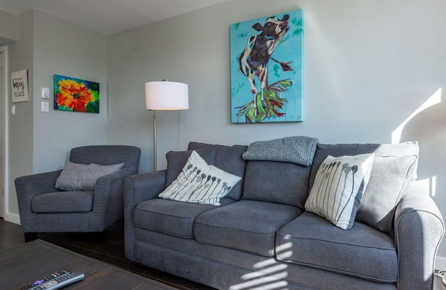 Amazing Creekside View with Parking & Bike/Ski Storage