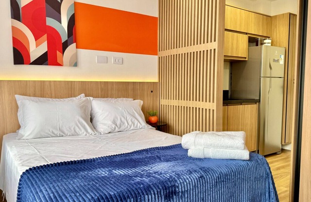 Amazing studio in Elysia, complete with parking space and air conditioning.