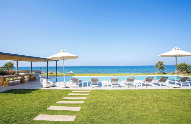 An Impressive Beachfront Luxury Retreat with Private Beach