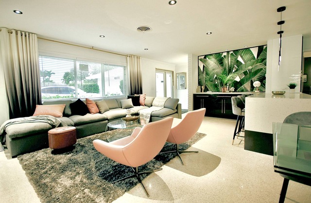 An Upscale Tropical boutique style