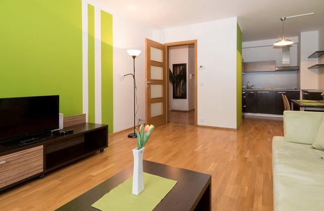 Angel II apartment in Smíchov with WiFi, private parking, private terrace & lift.