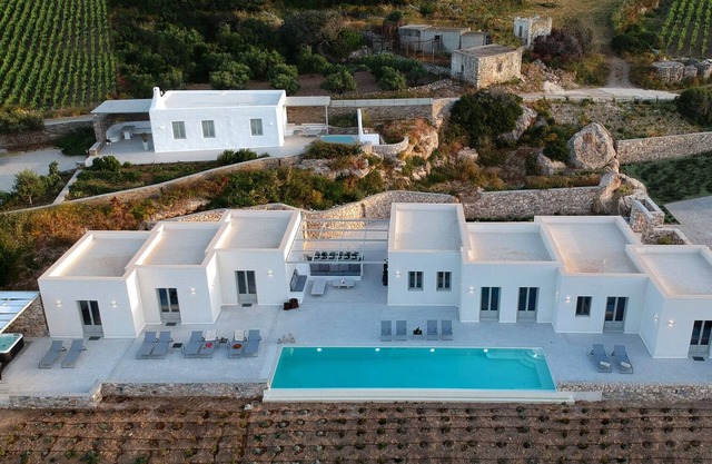 Angels Pearl, VIP Exclusive Sea View Villa, Paros 5 BD
