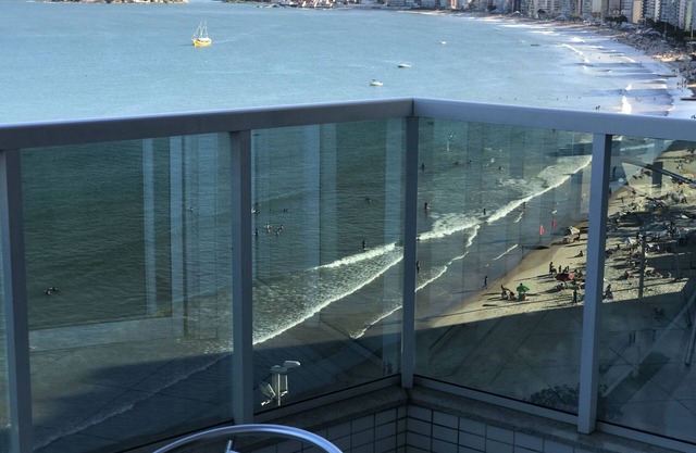 Ap 702A front balcony Av Beira Mar 988 Praia d Morro 3 bedrooms 3 bathrooms 2 garag