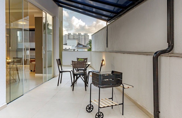 Ap c/Terraço, 2 quadras da Praia em Itapema P1771