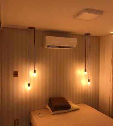 Apartamento decorado e mobiliado