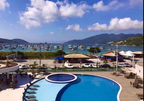 Apartamento em Resort frente ao Mar