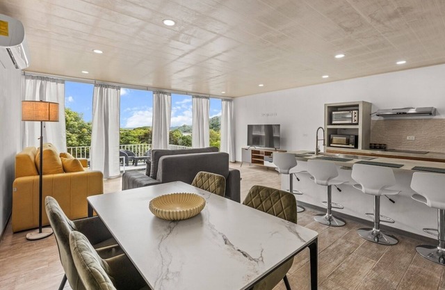 Apartment # 2 in wonderful playa pita , with 2 bedrooms WiFi, AC , privet pool